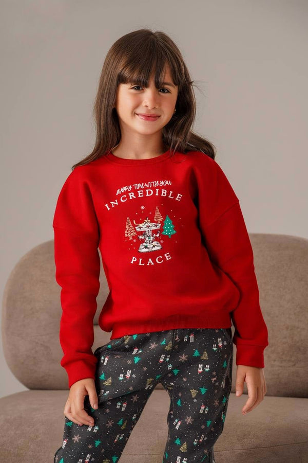 “incredible ” بيجاما بناتي