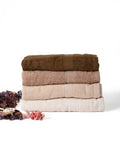 طقم فوط قطن 100% 4 قطع (50*100) desert sand