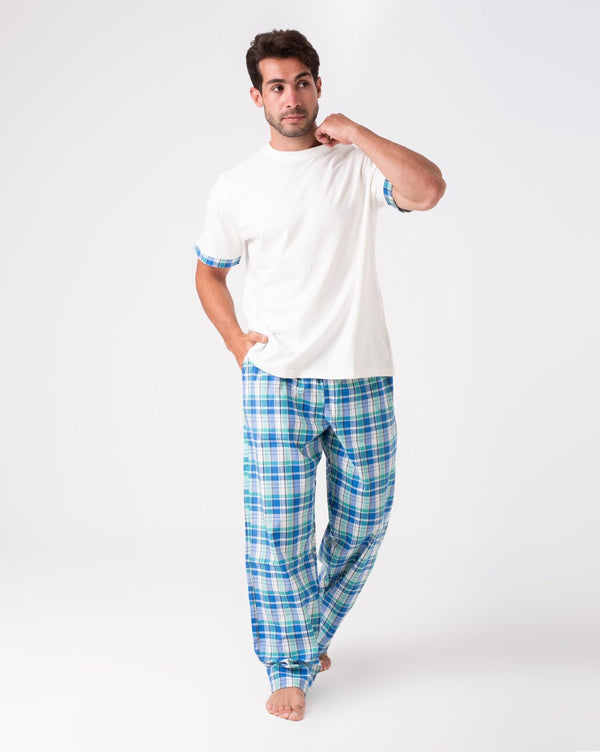 بيجاما رجالي كاروه Melange Plaid