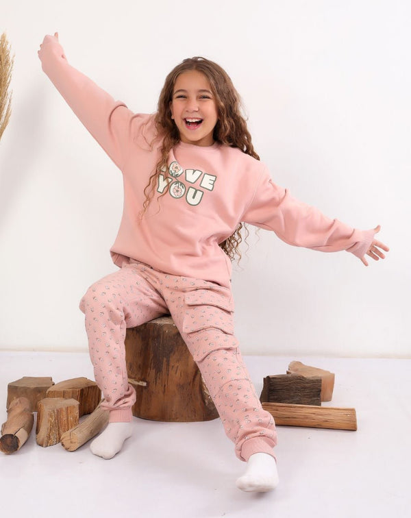 بيجاما بناتي love you
