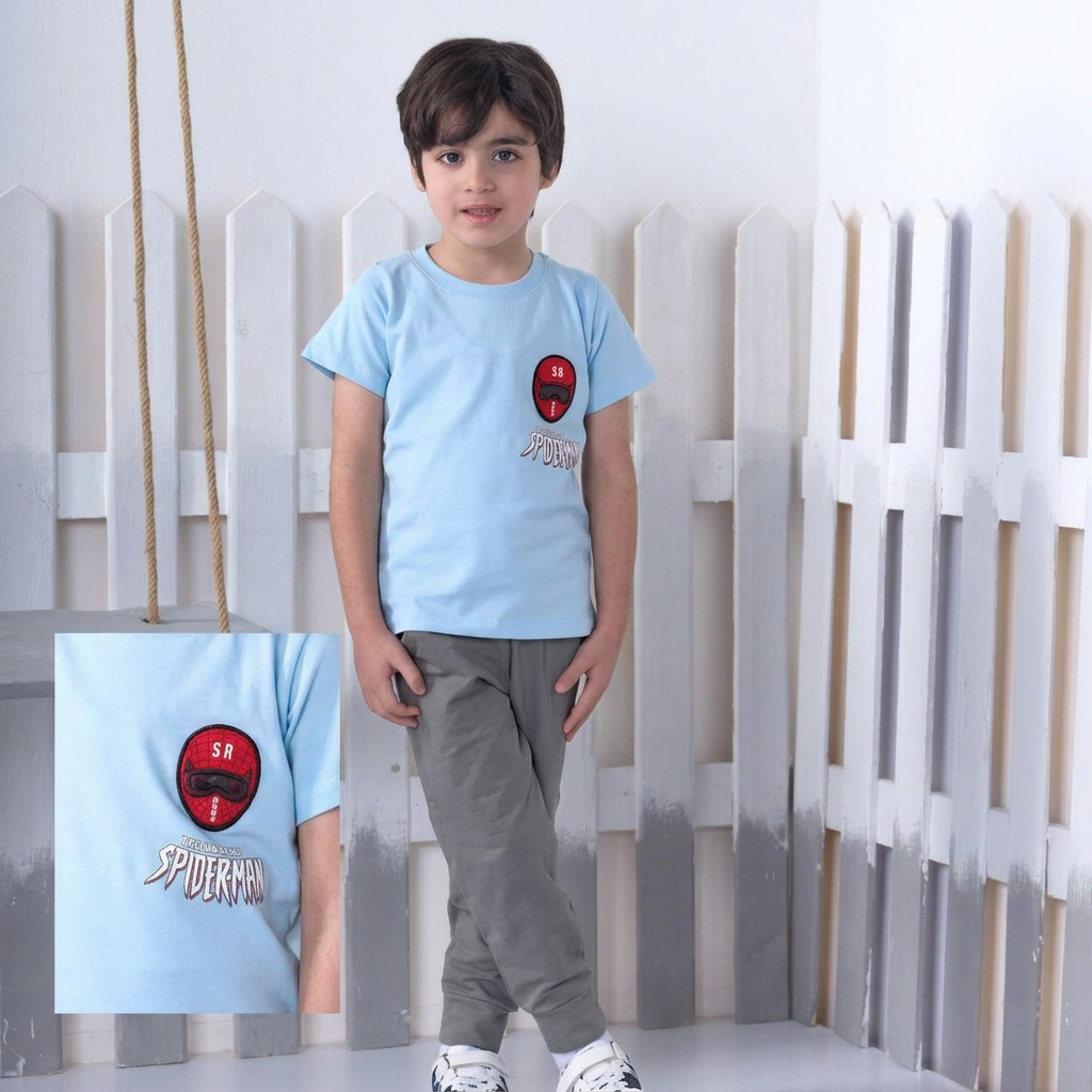"spiderman" pajama set