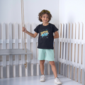 "super Dad" pajama short set