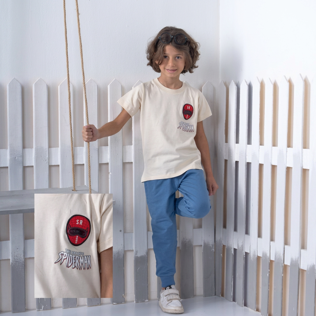 "spiderman" pajama set