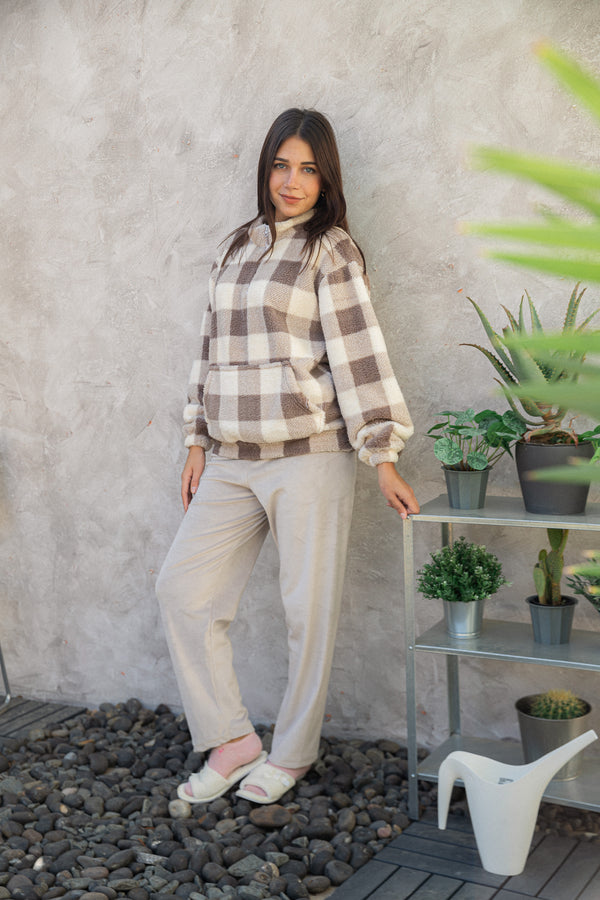 بيجاما حريمي فرو بسوستة