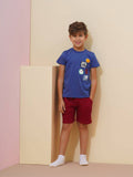 "D2" pajama short set