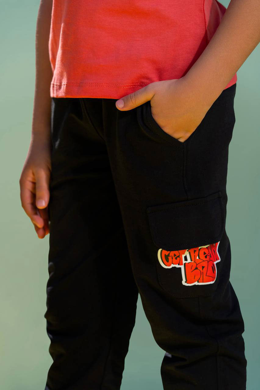 "get ready" pajama set