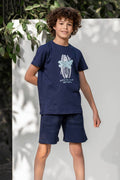 "surf" pajama short set