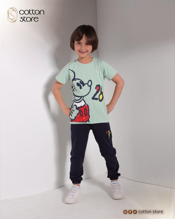 بيجاما اولادي بنطلون mickey